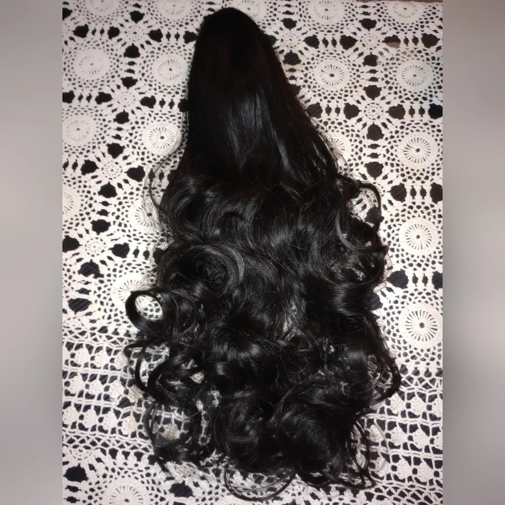 New Claw clip or drawstring Ponytail extension 24